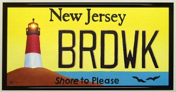 New Jersey Lighthouse License Plate